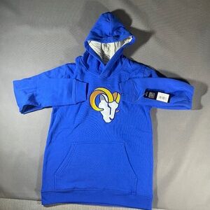 NWT Los Angeles Rams Logo NFL Team Apparel NFL Hooded Sweatshirt, Youth XL